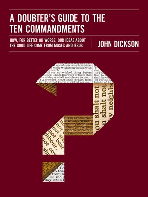 cover image of A Doubter's Guide to the Ten Commandments